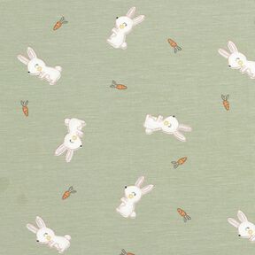 Bambou Jersey coton Lapin et carotte – greige, 