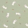 Bambou Jersey coton Lapin et carotte – greige,  thumbnail number 1