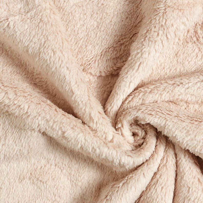 Fourrure synthétique Tissu peluche uni – noix de cajou, image number 1