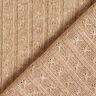 Tissu maille Tissu ajouré à rayures pailletées élégantes – marron clair,  thumbnail number 4