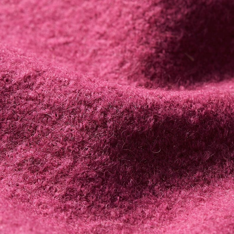 Loden de laine foulé – pourpre, image number 2