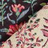 Tissu de décoration Gobelin Petites fleurs – noir,  thumbnail number 5