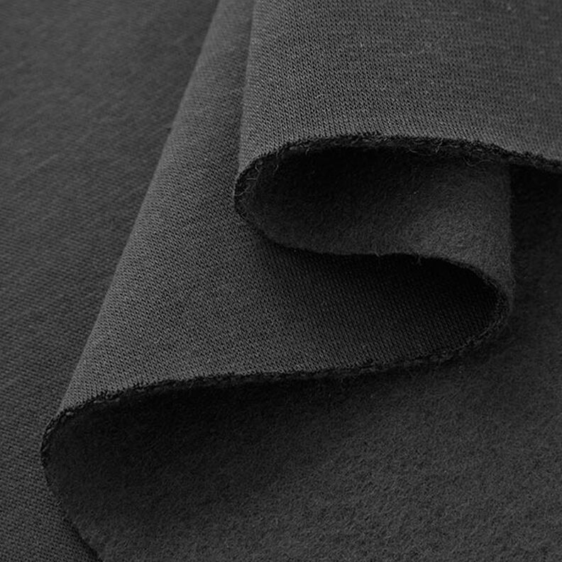 Sweatshirt gratté – noir,  image number 4