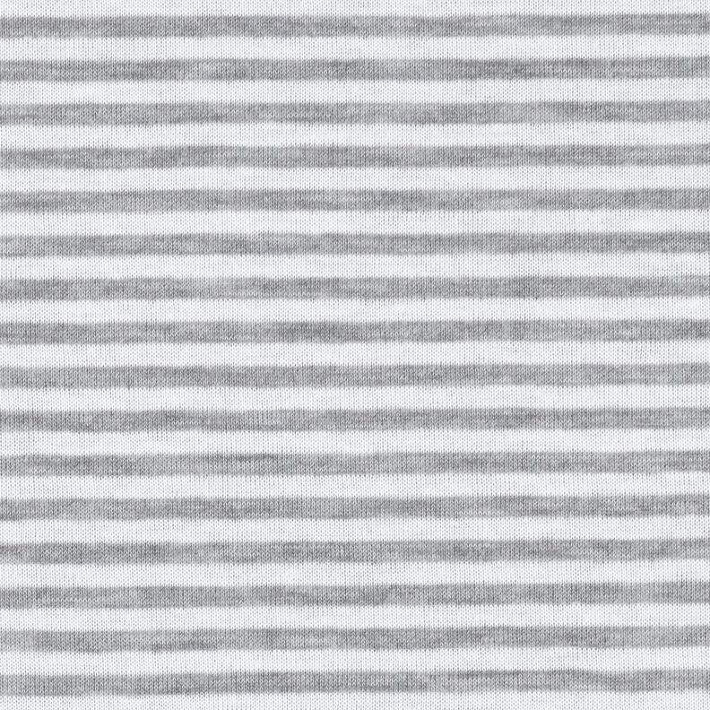 Jersey double face rayures et uni – blanc/gris,  image number 1