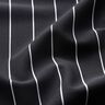 Tissu pour pantalon en stretch à fines rayures – noir/blanc,  thumbnail number 2