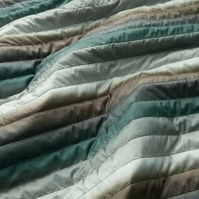 Tissu matelassé léger dégradé de couleurs – sapin bleu, 