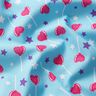 Popeline coton Sucettes et étoiles Impression numérique – bleu ciel/pourpre,  thumbnail number 2