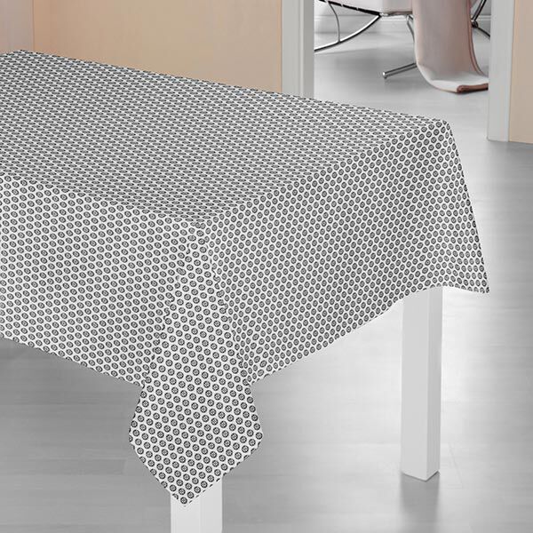 Cretonne de coton ornements de carreaux – gris/anthracite, image number 6