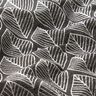 Tissu de décoration Jacquard Feuilles – anthracite,  thumbnail number 2