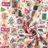 Tissu en coton Popeline Images de Noël – blanc/carmin,  thumbnail number 3