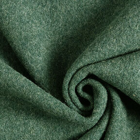 Loden de laine foulé Chiné – vert foncé, 