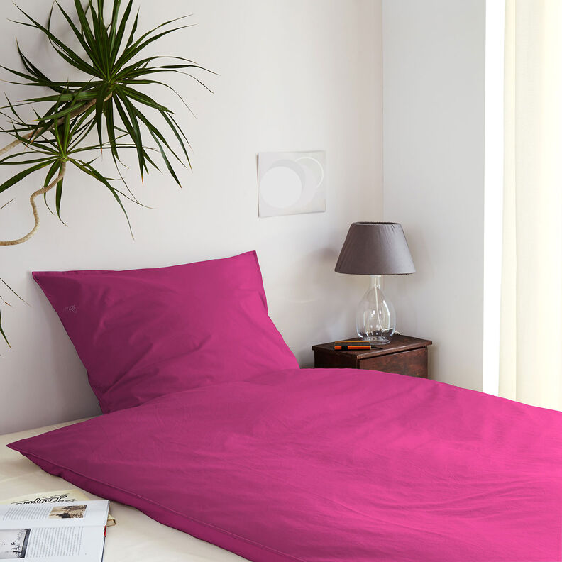 Tissu en coton Cretonne Uni – pourpre,  image number 6