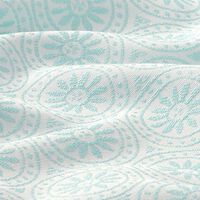 Tissu d'extérieur Jacquard Ornements cercle – menthe/écru