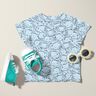 Coton mélangé Jersey Bousculade d'éléphants – bleu argenté,  thumbnail number 6