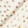 Tissu de coton brillant Fleurs – écru,  thumbnail number 4