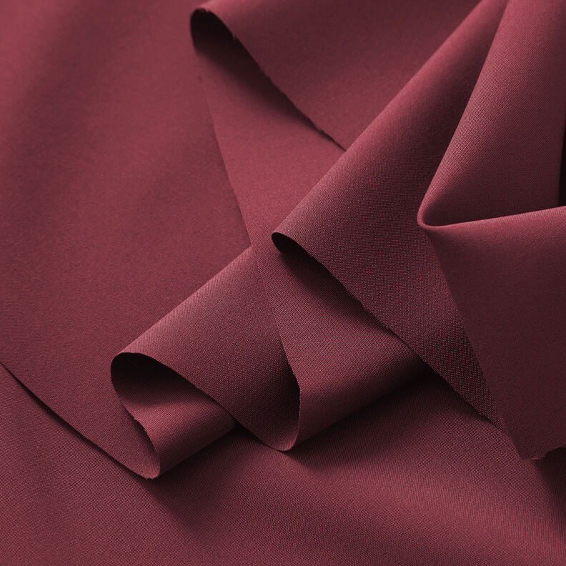 Tissu pour chemisier Uni – rouge bordeaux, image number 3
