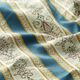 Tissu d’ameublement jacquard Rayures Biedermeier – crème/bleu,  thumbnail number 2