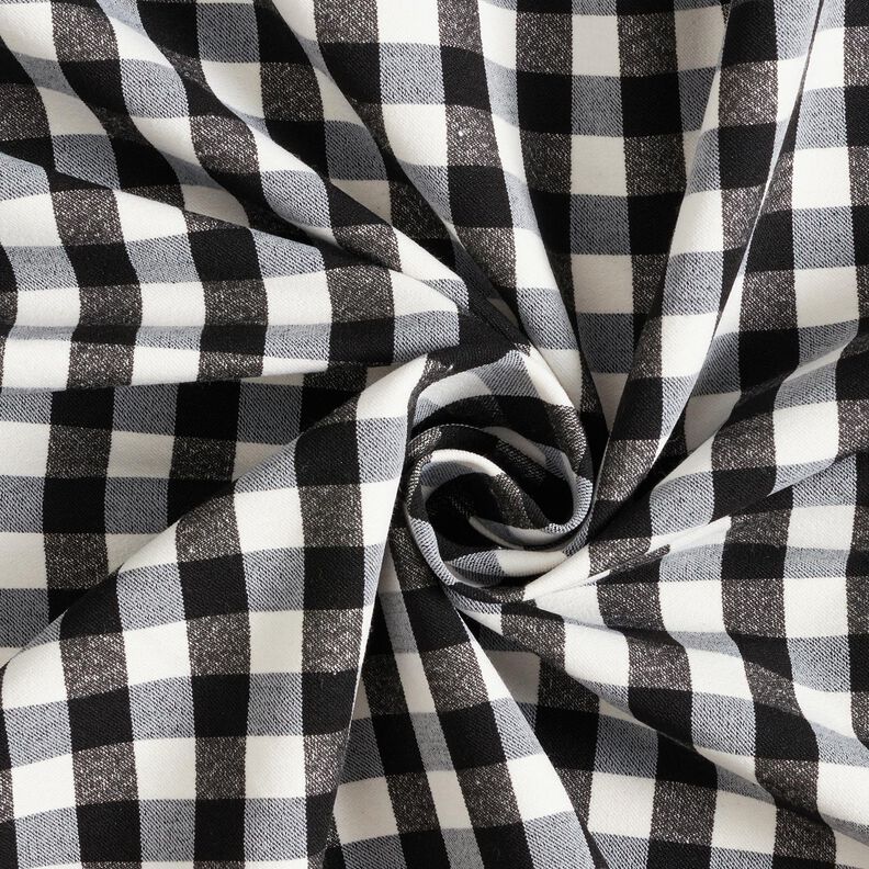 Stretch pour pantalon Vichy – noir/blanc,  image number 3