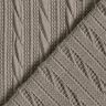 Tricot Cloqué Torsades – gris soie,  thumbnail number 4