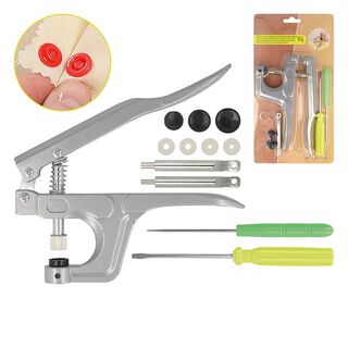 Pince à pression universelle pour boutons-pression en plastique, 