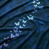 Jersey coton Dégradé de papillons | Glitzerpüppi – bleu nuit,  thumbnail number 2