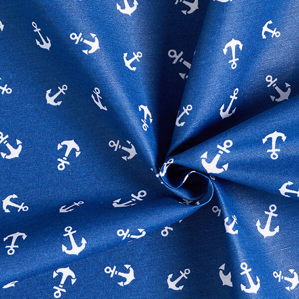 Coton enduit Ancre – bleu marine,  image number 3