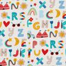 Cretonne Joyeux alphabet – écru,  thumbnail number 1