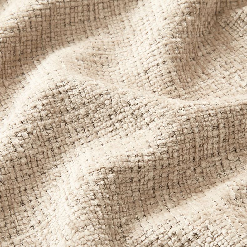 Tissu de revêtement Chenille Uni – taupe clair, image number 2
