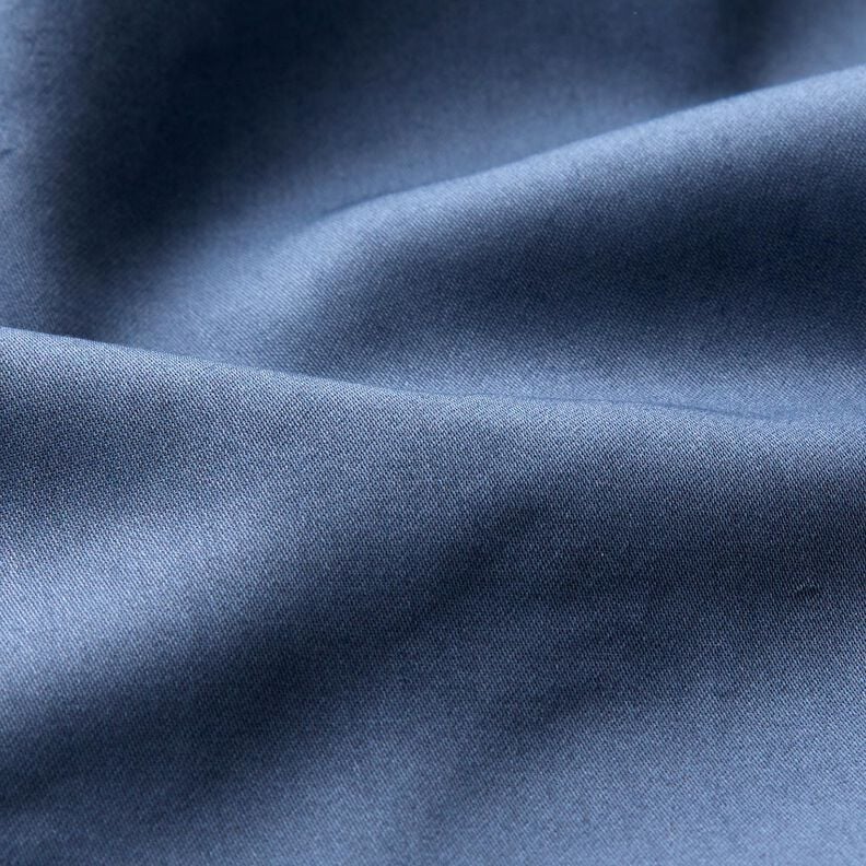 Satin de coton Uni – bleu jean,  image number 3