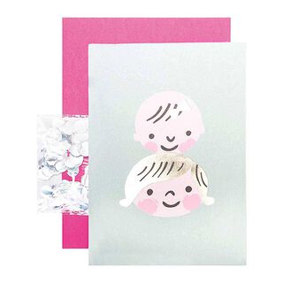 Carte DIY HELLO BABY Visages d’enfants | RICO DESIGN, 