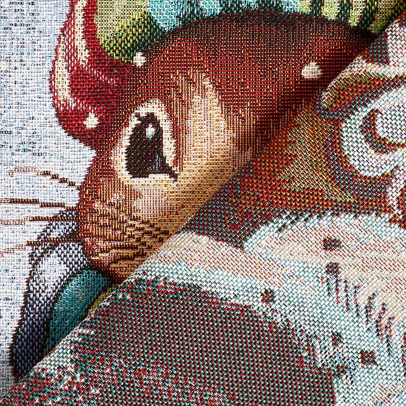 panneau décoratif Gobelin écureuil mignon – beige clair/bronze,  image number 4