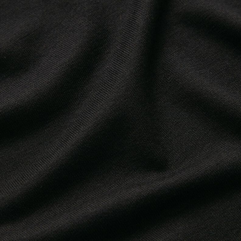 Jersey d’été médium en viscose – noir,  image number 2