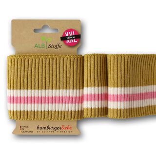 GOTS Bord-côtes CUFF ME RIPPED [140 cm | 7,5 cm] | Albstoffe | Hamburger Liebe, 