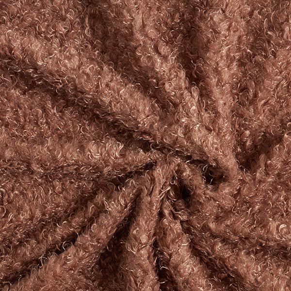 Fausse fourrure bouclée – caramel, image number 1