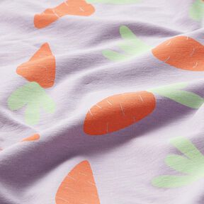 French Terry Sweat d’été grandes carottes – mauve, 