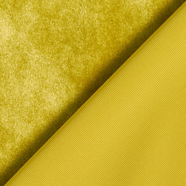 Tissu de décoration Velours – curry,  image number 3