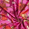 Jersey viscose zarte Blumen – pourpre/rouge feu,  thumbnail number 3