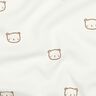 Jersey gaufré Petits ours | Poppy Fabrics – écru/brun faon,  thumbnail number 2