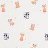 GOTS Jersey coton Bébés animaux Impression numérique – ivoire,  thumbnail number 1