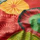 Tissu de décoration Sergé coton Grand mandala – rouge,  thumbnail number 2