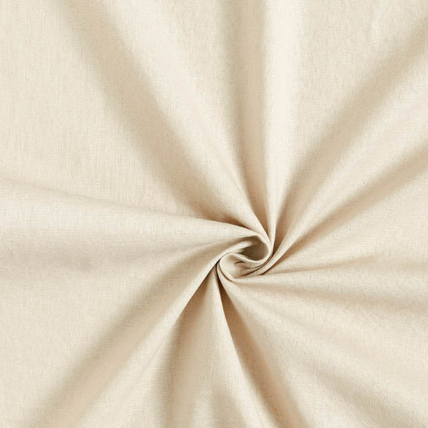 Mélange lin coton Uni – beige,  image number 1