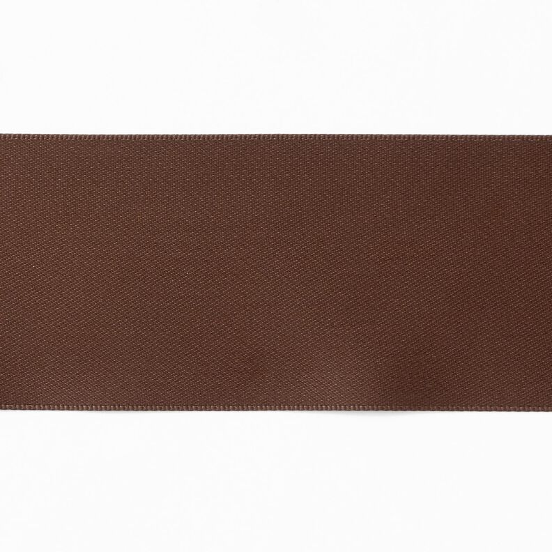 Ruban de satin [50 mm] – marron foncé,  image number 1