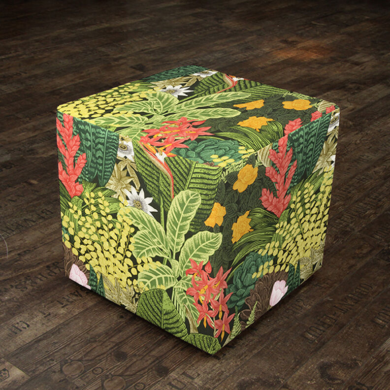 Tissu d’extérieur Canvas Plantes exotiques – vert foncé,  image number 8