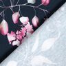 Jersey coton Eucalyptus et hortensias | Glitzerpüppi – bleu nuit/rose,  thumbnail number 4