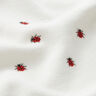 Tissu Nicki Coccinelles – blanc,  thumbnail number 2