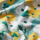 Jersey coton GOTS Oiseaux & Fleurs | Tula Article de second choix – vert pastel, 