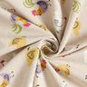 Tissu de décoration Semi-panama Petites poules – nature/blanc,  thumbnail number 3