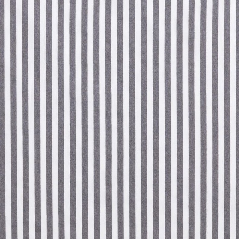 Popeline coton Rayures étroites – gris schiste/blanc,  image number 1