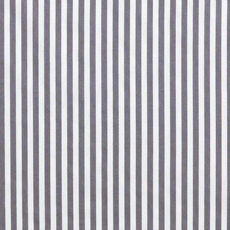 Popeline coton Rayures étroites – gris schiste/blanc, image number 1
