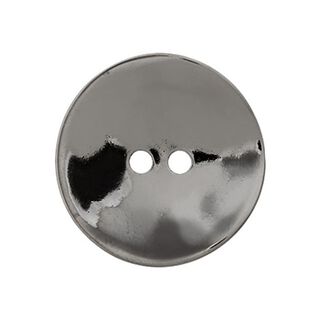 Bouton en métal 2 trous  – anthracite, 